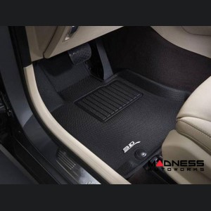 Alfa Romeo Stelvio Floor Liners - All Weather - Rubberized - Premium - Front 2 Piece Set